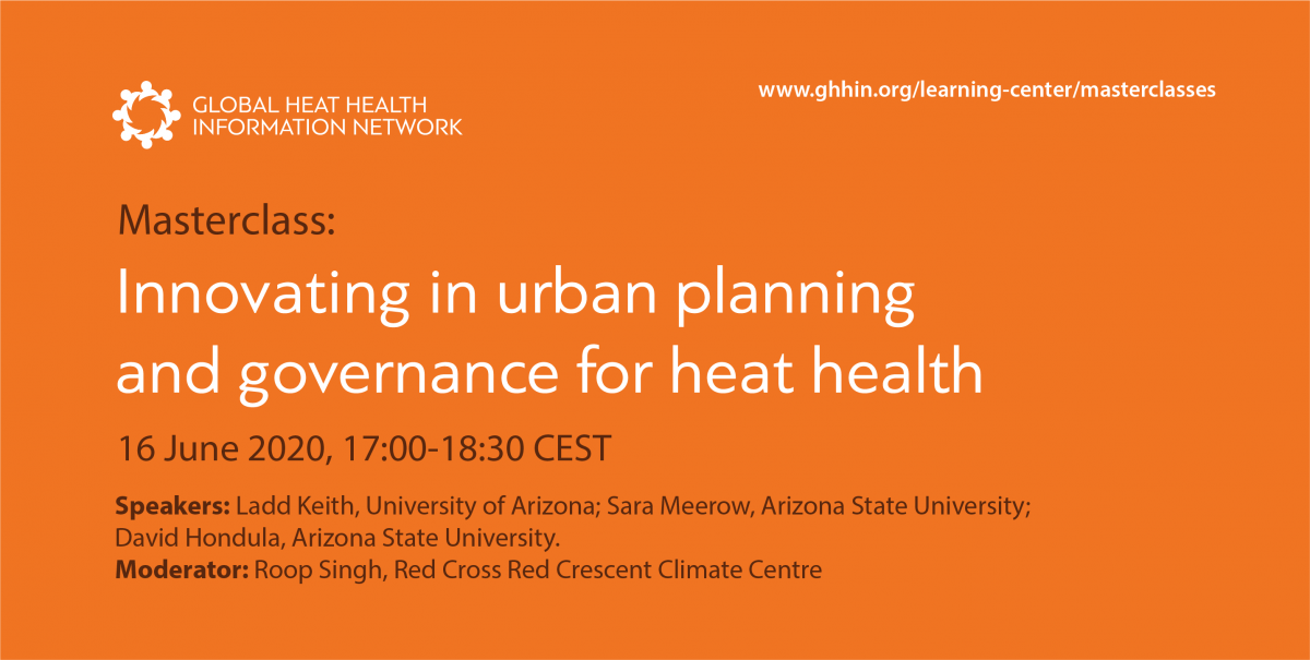 Masterclass: Innovations in heat planning research and practice