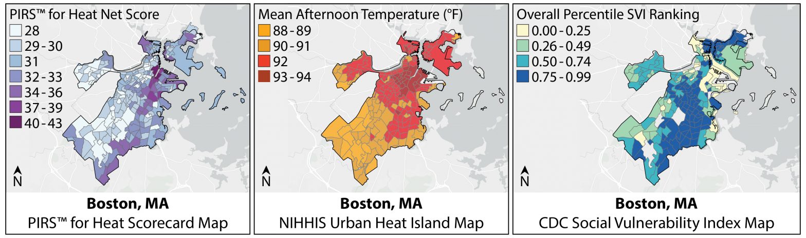 PIRS™ for Heat results for Boston, MA